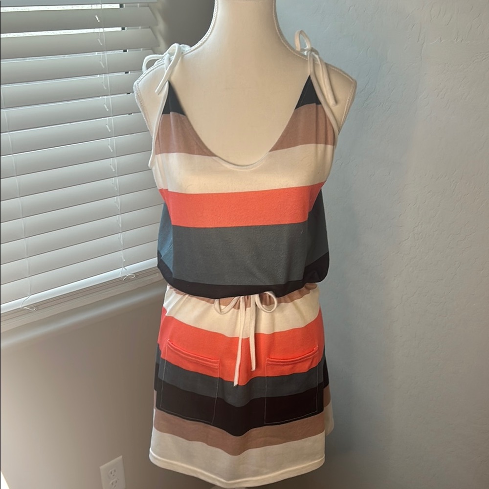 Striped Sleeveless Dress